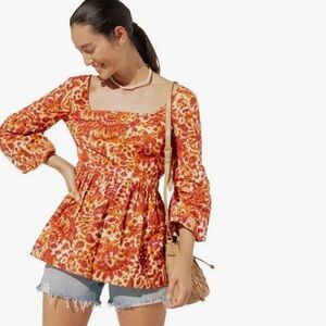 Love the Label tie back blouse medium